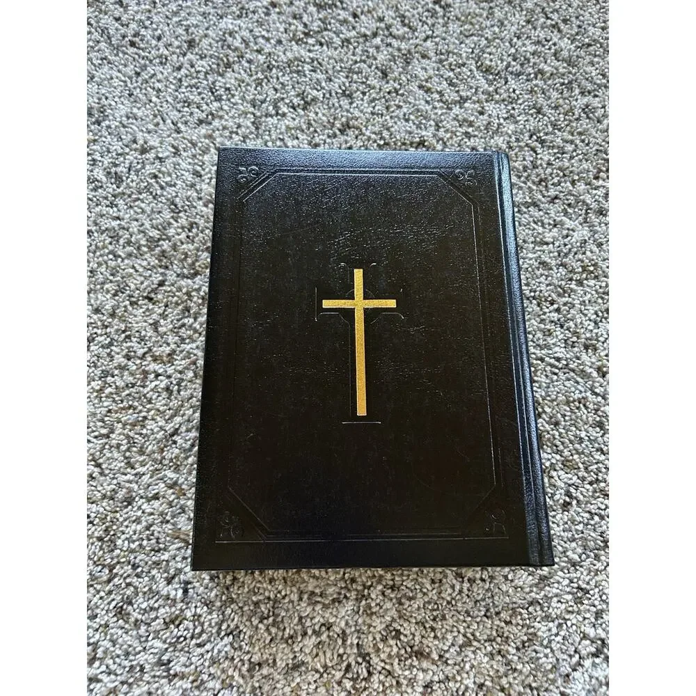 The Holy Bible Douay Rheims Version Catholic 1989 Orthodox Hardcover Black F26